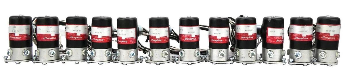 Refurbished Humphrey X85 VDC Solenoid Valve 40-125 PSI Reseller Lot of 12 OEM Refurbished