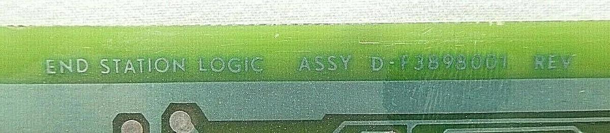 Used Varian Semiconductor VSEA D-F3898001 End Station Logic PCB Card Working Spare