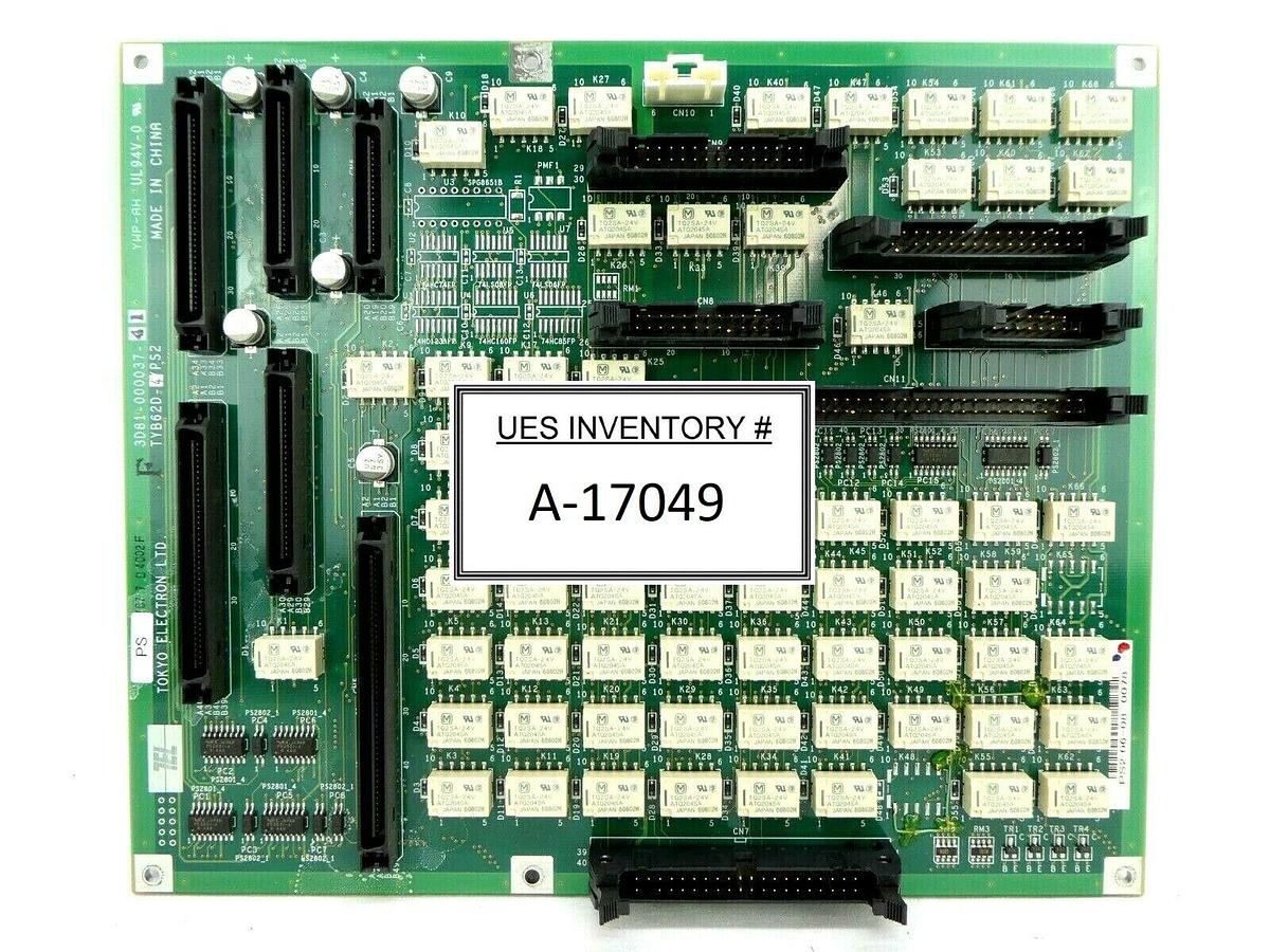 Used TEL Tokyo Electron 3D81-000037-41 Signal Relay PCB TYB62D-4/PS2 Working Spare