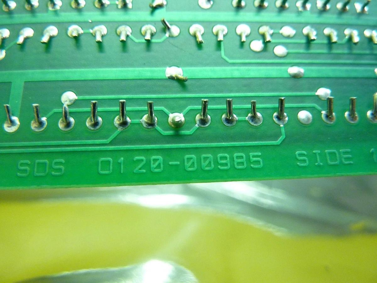 Used AMAT Applied Materials 0100-00985 HP Gas Interlock 10 Torr SDS PCB Card Working