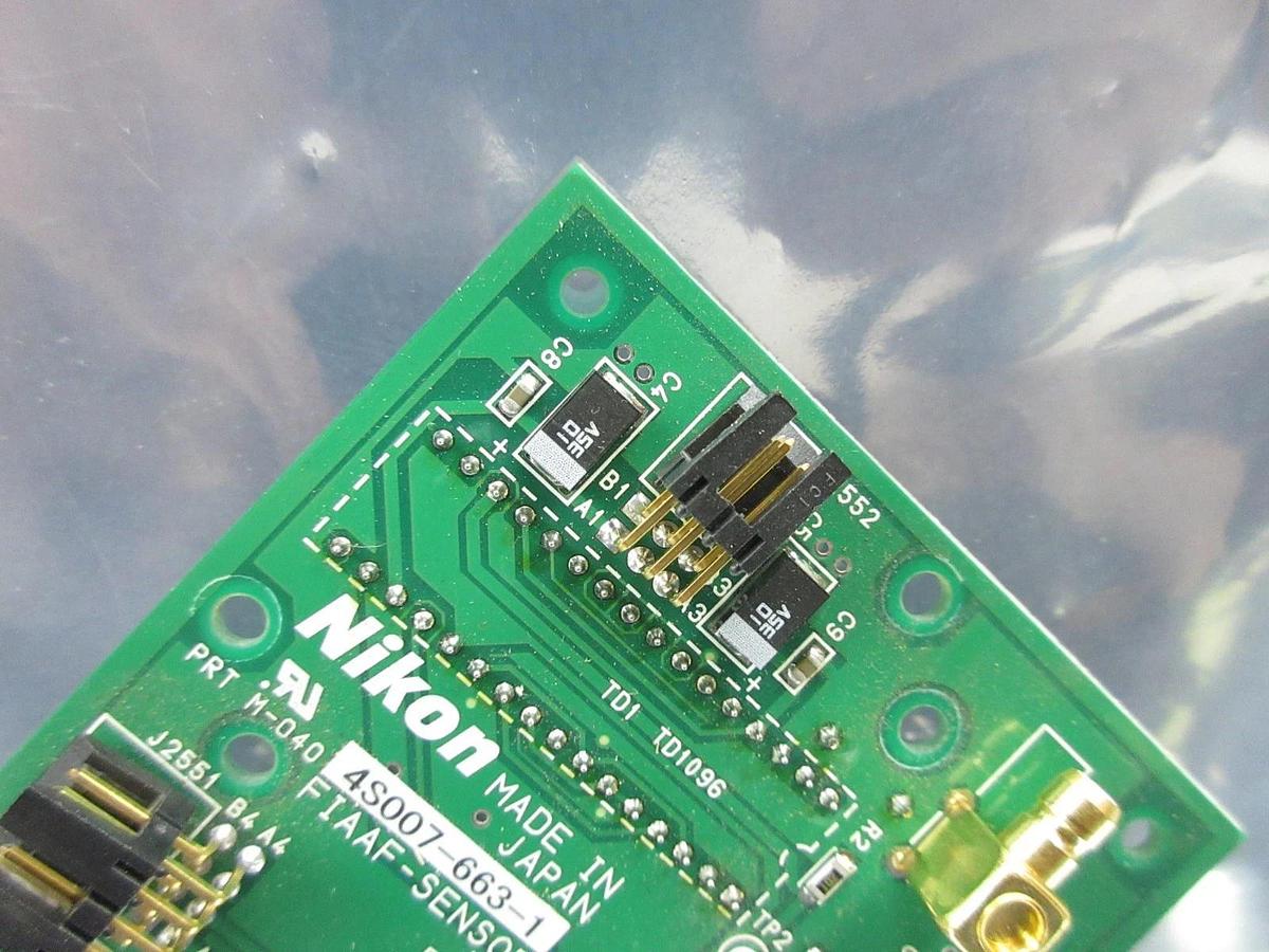 Used Nikon 4S007-663-1 Relay Sensor Board PCB FIAAF-SENSOR-A NSR-S306C System Used