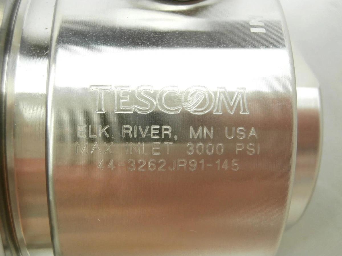 Used Tescom 44-3262JR91-145 Manual Pressure Regulator Valve 44-3200 Working