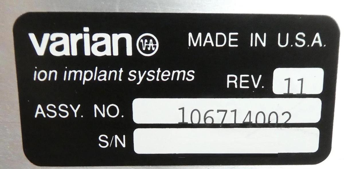Varian Semiconductor Equipment 106714002 Exit Slip Manipulator VSEA Damaged New