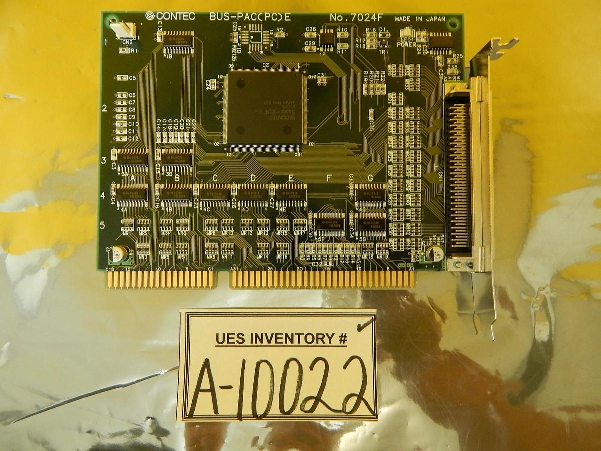 Used Contec BUS-PAC(PC)E ISA Bus Expansion Board PCB Card 7024F Used Working