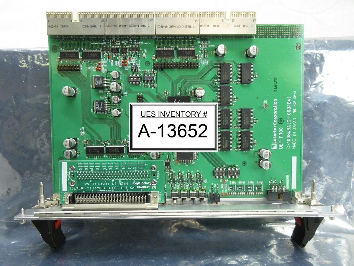 Used Lasertec C-100849A Processor PCB Card DEF-PROC C-100848A Working Surplus