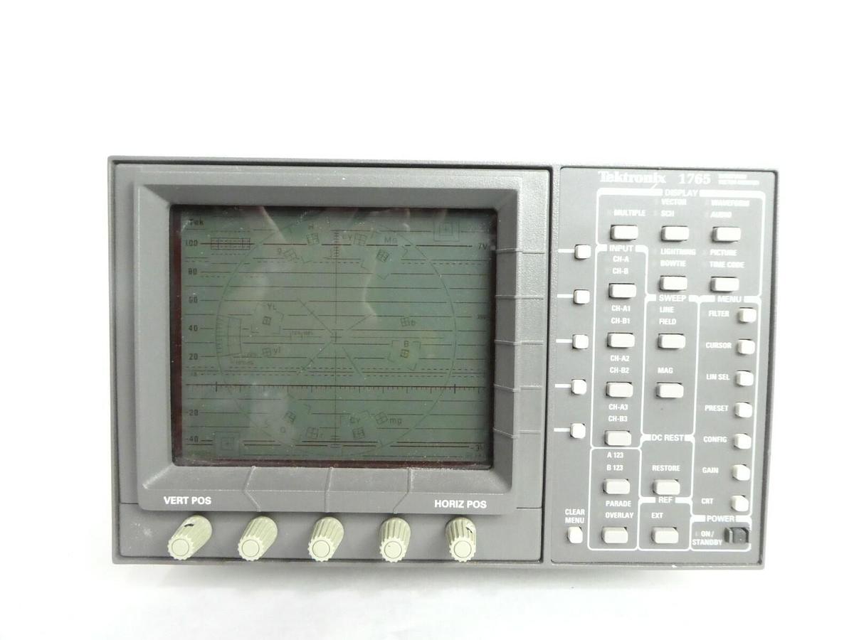 Used Tektronix 1735 Waveform/Vector Monitor Used Working