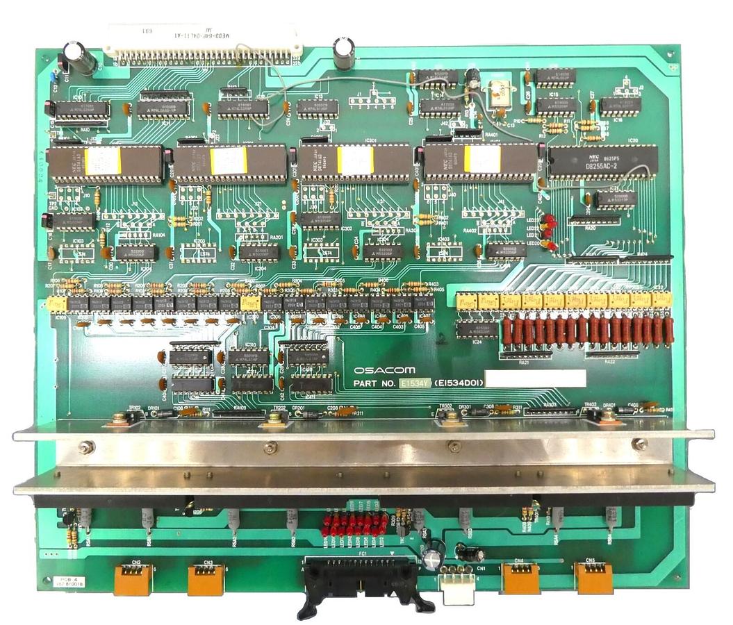 Used Osacom E1534Y 10 Step Motor Control PCB E1534D01 VSEA V82-810018 Working