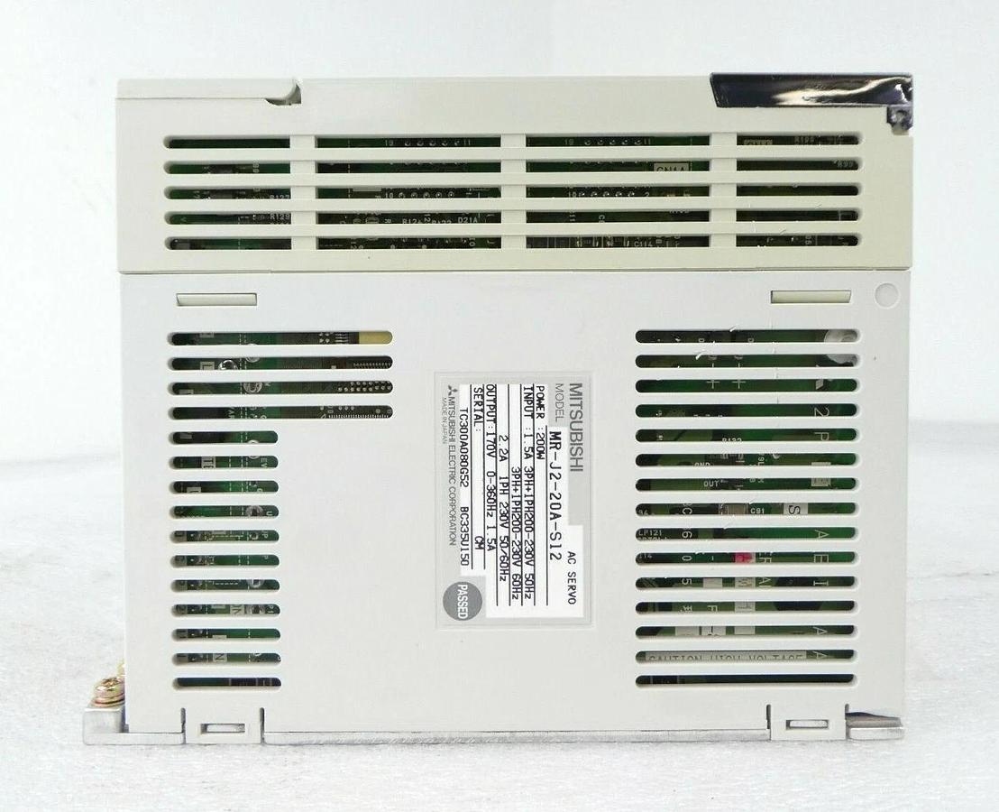 Used Mitsubishi MR-J2-20A-S12 AC Servo Drive Reseller Lot of 2 Working Spare