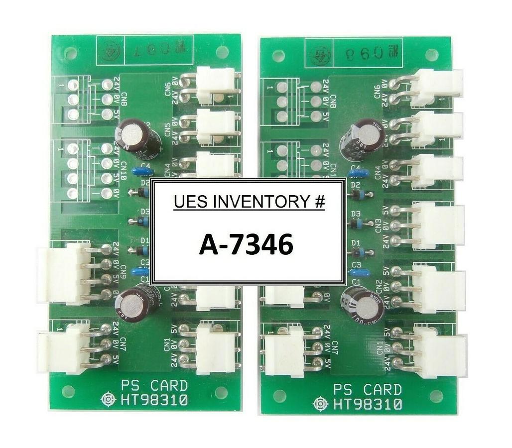 Used Hitachi HT98310 PCB Rack Power Supply PCB PS CARD Set of 2 M-712E Working Spare