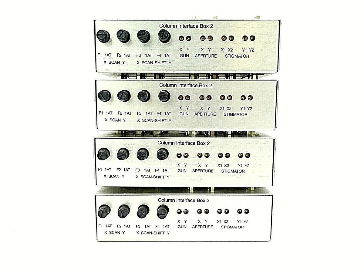 Used AMAT Applied Materials SV 300 LT Column Interface Box 2 Lot of 4 SEMVision cX