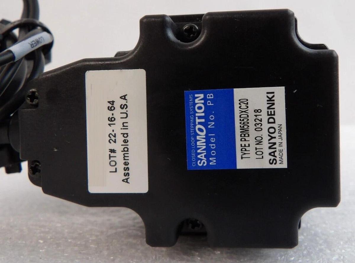 Used Sanyo Denki PBM565DXC20A01 Stepping Motor PBM565DXC20 Lot of 3 Working