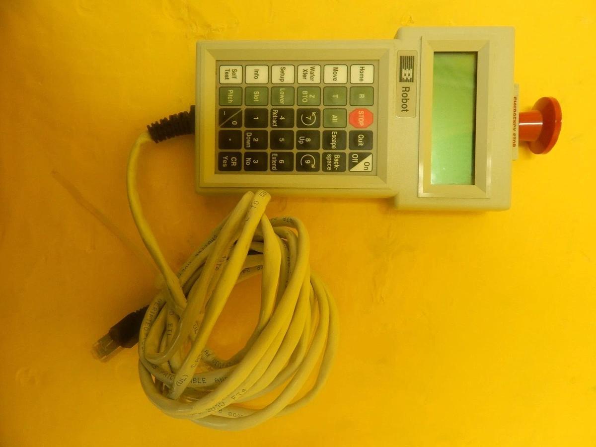 Used Brooks Automation TT1ENR2-1 Robot Teach Pendant KLA-Tencor eS20XP Used Working