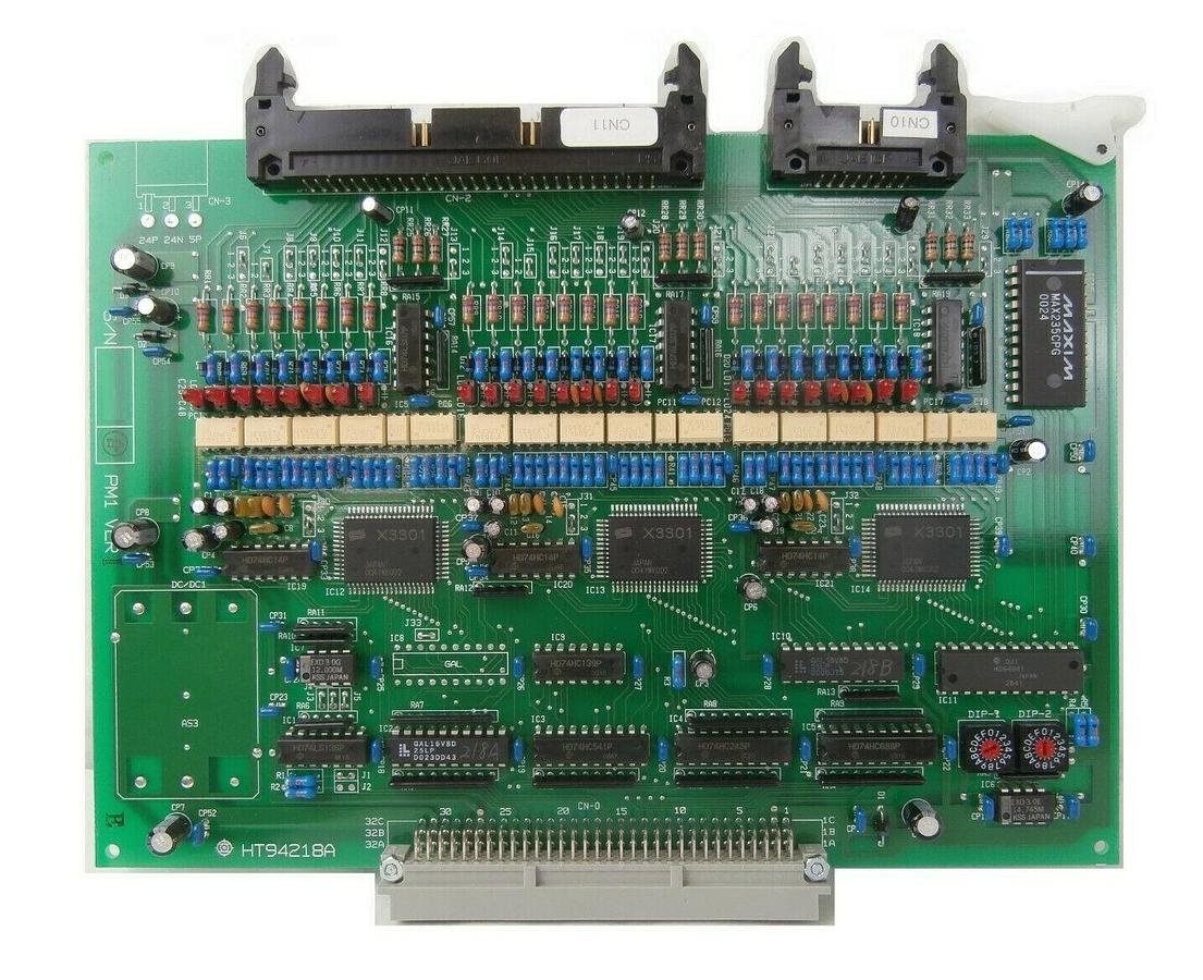 Used Hitachi HT94218A Interface Board PCB Card PM1 Ver. I M-712E Etcher Working