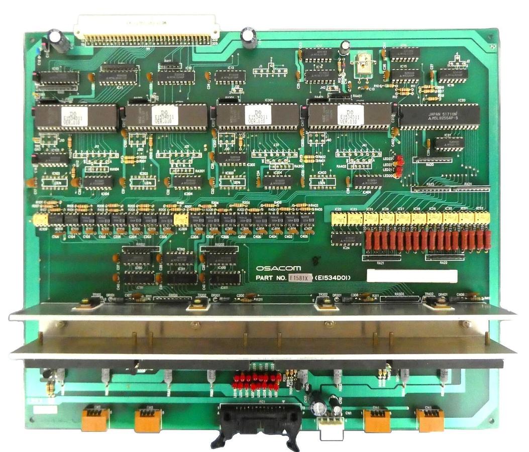 Used Osacom E1581X 10 Step Motor Control PCB E1534D01 VSEA V82-810017 Working