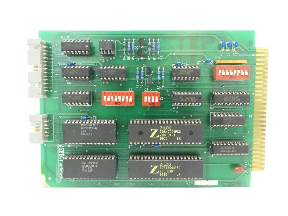 Used Aspect Systems A210-0392-000 Serial I/O PCB Card Lam 810-000392-001 Working