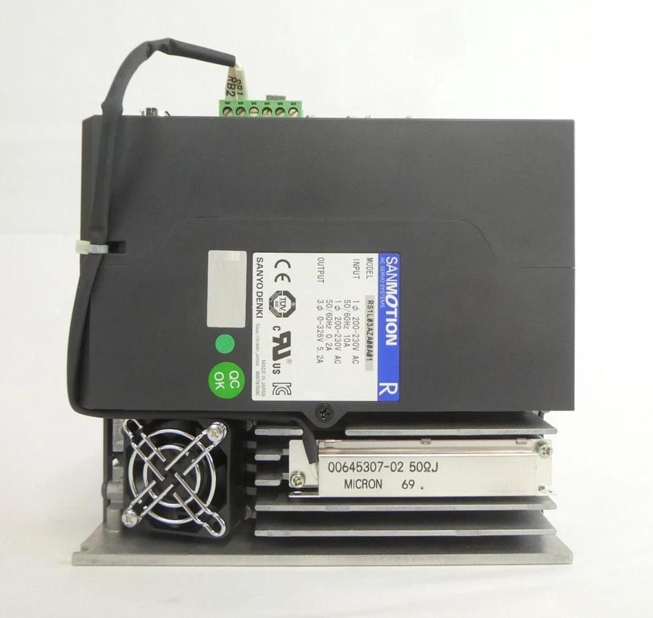 Used Sanyo Denki RS21L03AZA00A01 Servo Drive SANMOTION R Reseller Lot of 2 Working