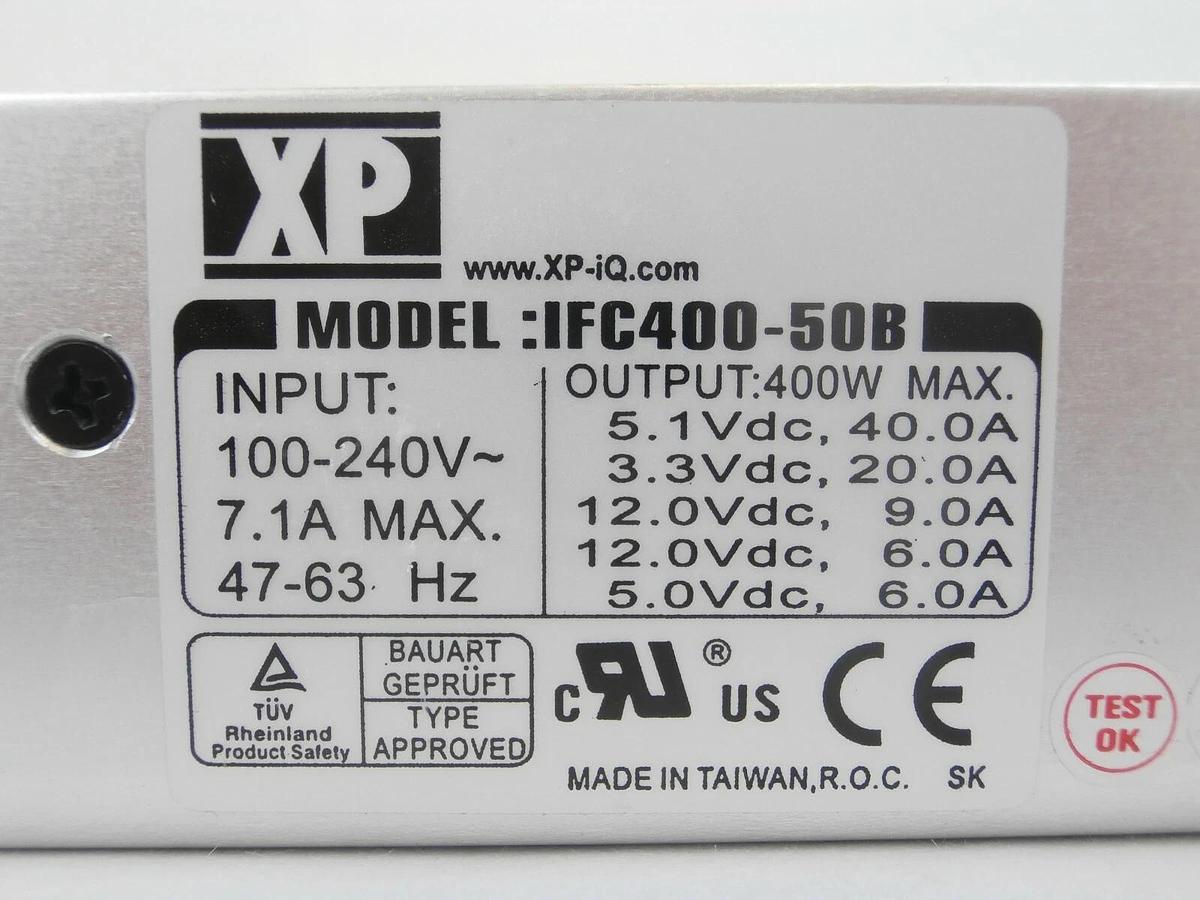 Used XP Power IFC400-56B Power Supply IFC400-50B Lot of 5 AMAT Centura Working Spare