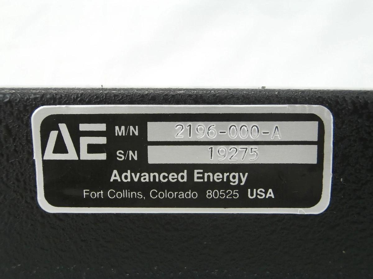 Used AE Advanced Energy 2196-000-A DC Interface Module Display Panel Used Working