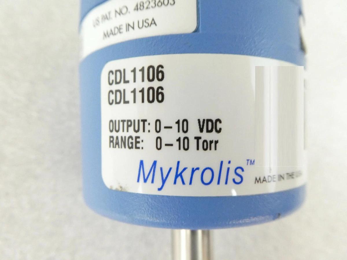 Used Mykrolis CDL1106 Baratron Manometer Novellus 60-00214-00 Working Surplus