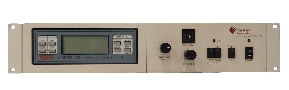 Used VCR Group IRT Stage Controller with Thickness/Rate Monitor STM-100