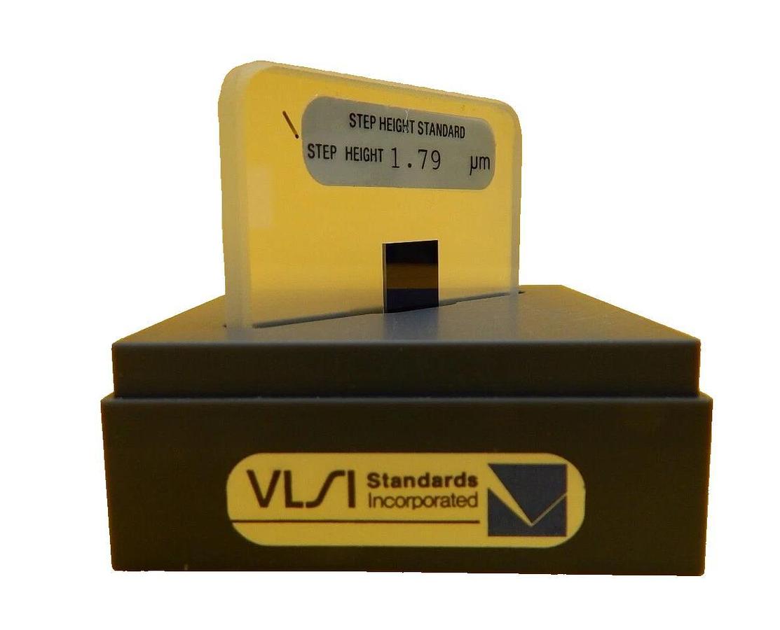 Used VLSI Standards 1.79µm Step Height Standard Metrology Calibration Tool Working