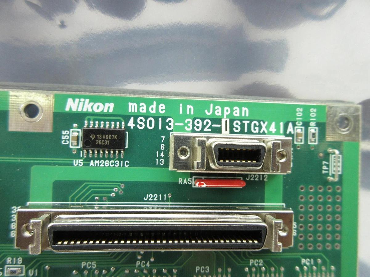 Used Nikon 4S013-392-1 Relay Interface Board PCB STGX41A NSR-S306C System Used