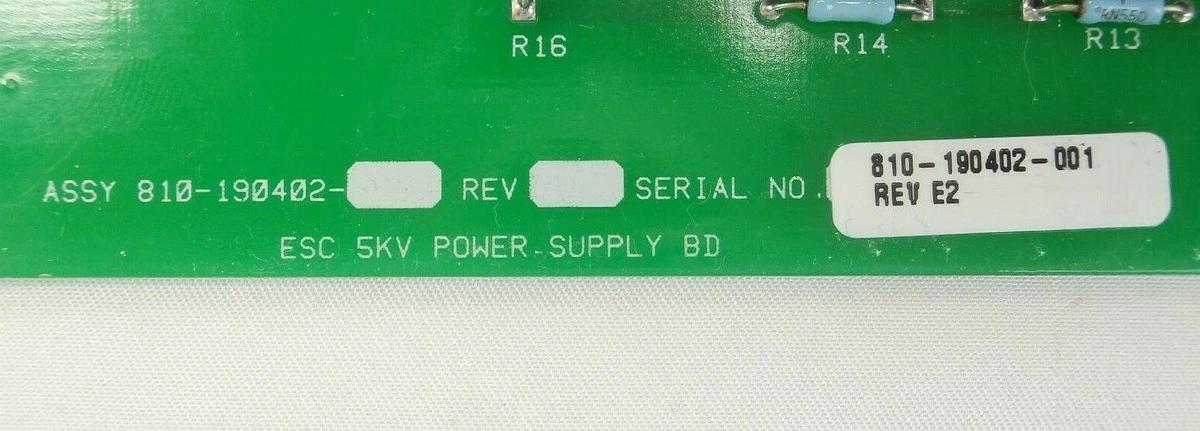 Used Lam Research 810-190402-001 ESC 5kV Power Supply Board PCB Continuum Spare