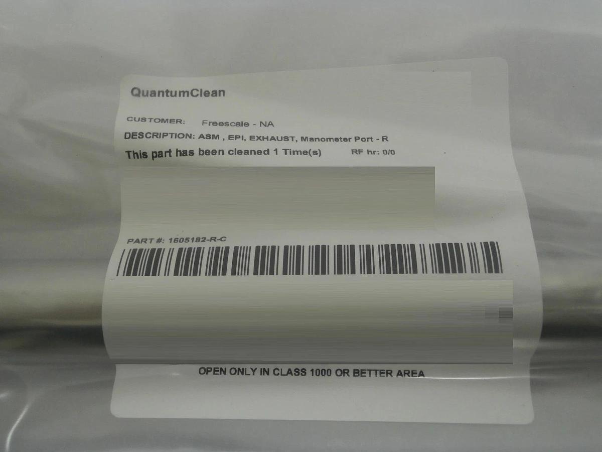 Refurbished ASM Advanced Semiconductor Materials 1605182-R-C EPI Manometer Port Refurbished