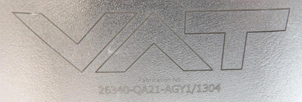 Used VAT 26340-QA21-AGY1 High Vacuum Angle Valve AMAT Chamber Working Surplus