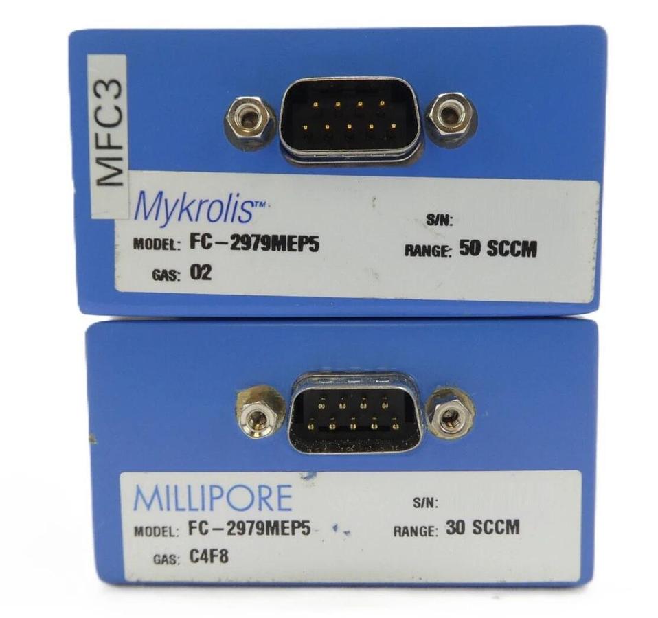 Used Millipore Mykrolis FC-2979MEP5 Mass Flow Controller MFC Reseller Lot of 14 Spare