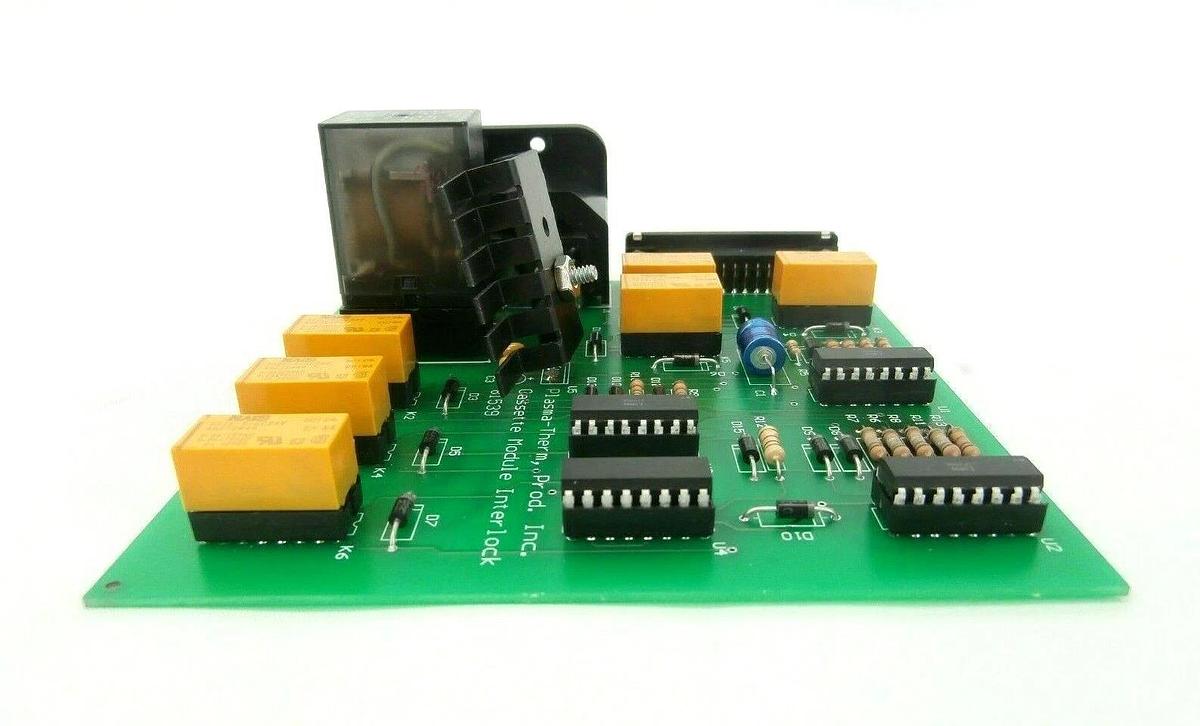 Used Plasma-Therm 81539 Cassette Module Interlock Board PCB Clusterlock 7000 Spare