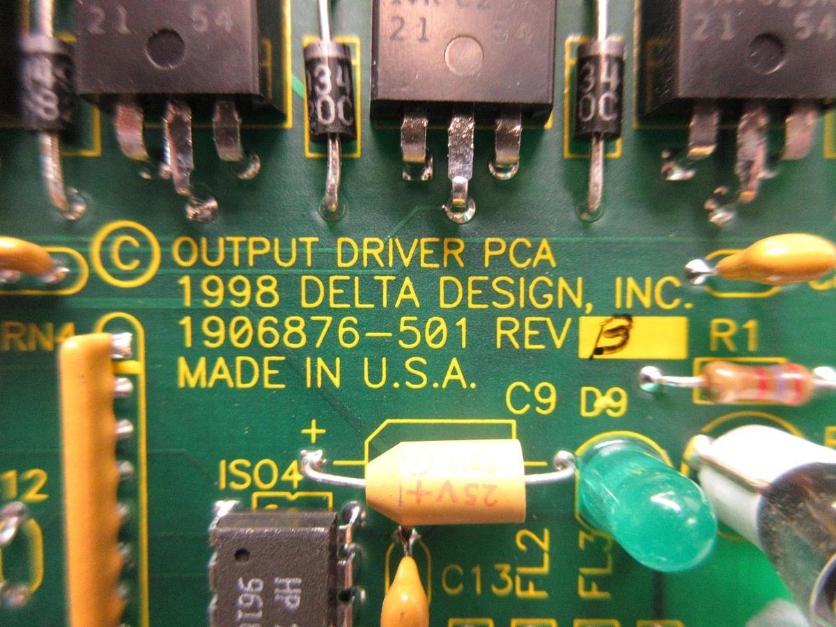 Used Delta Design 1906876-501 Output Driver PCA Board PCB Rev. B Summit ATC Used