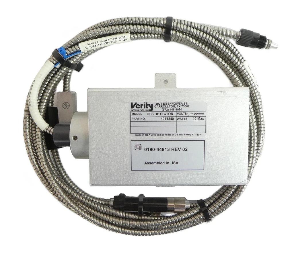 Used Verity Instruments 1011240 OFS Detector Module AMAT 0190-44813 Working Surplus
