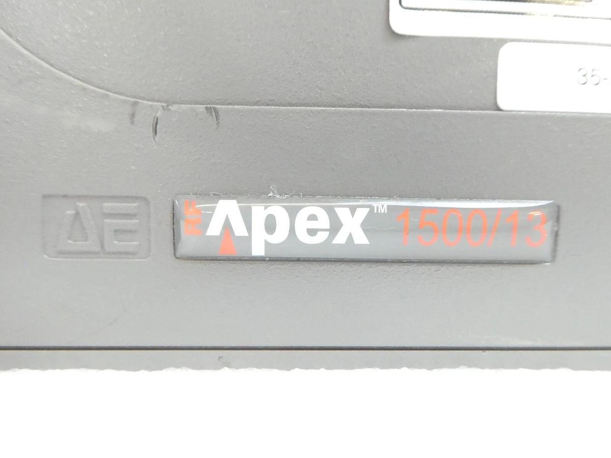 Used Apex 1500/13 AE Advanced Energy A3L3L000BA140D111A RF Generator Tested Working