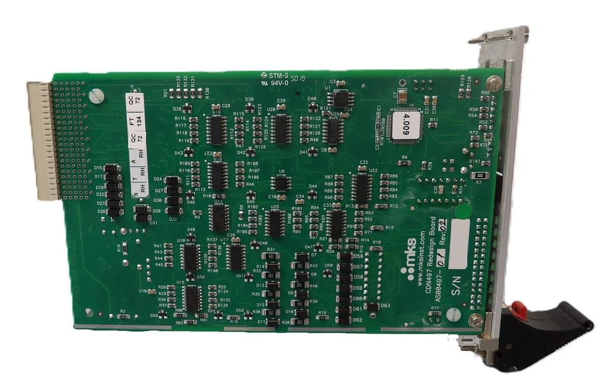 Used MKS Instruments AS01500-38 Interlock Module PCB Card CDN500R-38 AMAT 0190-37787