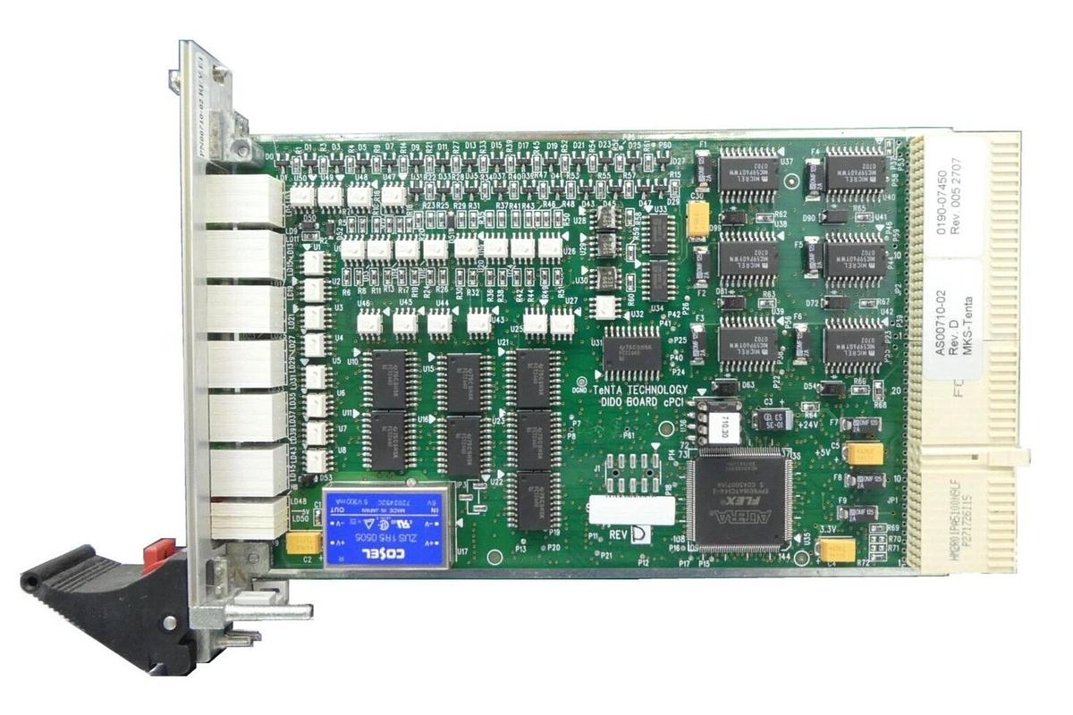 Used MKS Instruments TeNTA AS00710-02 Digital I/O PCB Card AMAT 0190-07450 Working