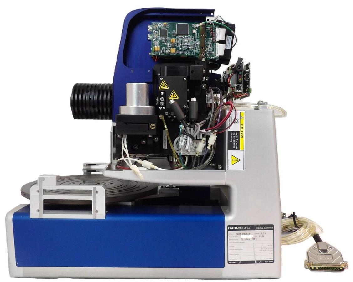 Used Nanometrics 7203-030839 200mm Wafer Analyzer Inspection Stage 8.33 Working