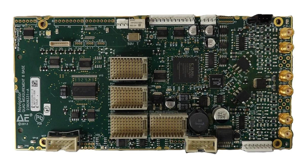 Used AE Advanced Energy 33020288-01 Navigator Quad Measurement 8 Base PCB Working