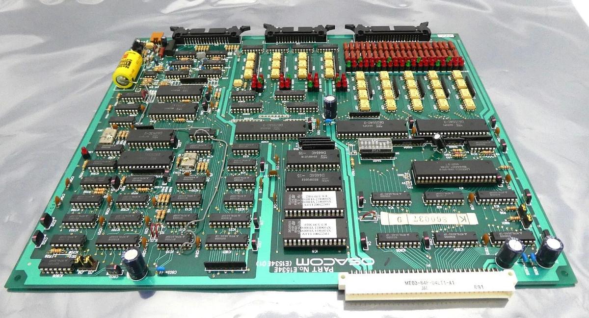 Used Osacom E1534E Elevator CPU PCB Board Assembly E1534E01 Working Surplus