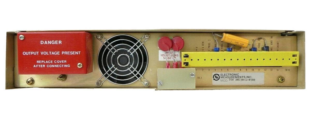 Used Electronic Measurements 20S30-1-0502 TCR Power Supply Scan Bias Varian Working