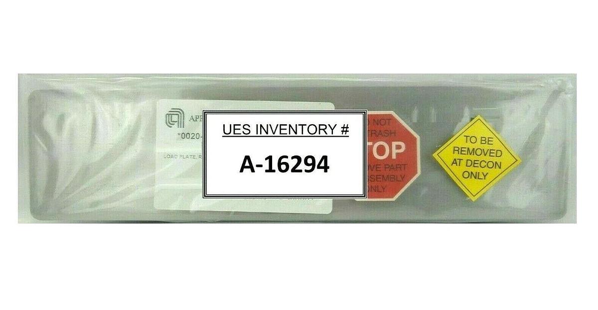 AMAT Applied Materials 0020-63120 FI Outriggers Rectangular Load Plate New