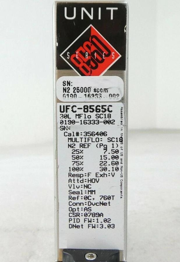 Used Celerity UFC-8565C Mass Flow Controller UNIT Lot of 5 AMAT 0190-16333 Surplus