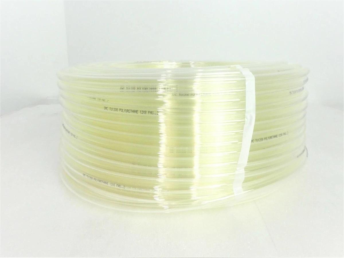 SMC TU1208C-100 Polyurethane Tubing 100' FEI 4022 294 11051 Lot of 3 New Surplus