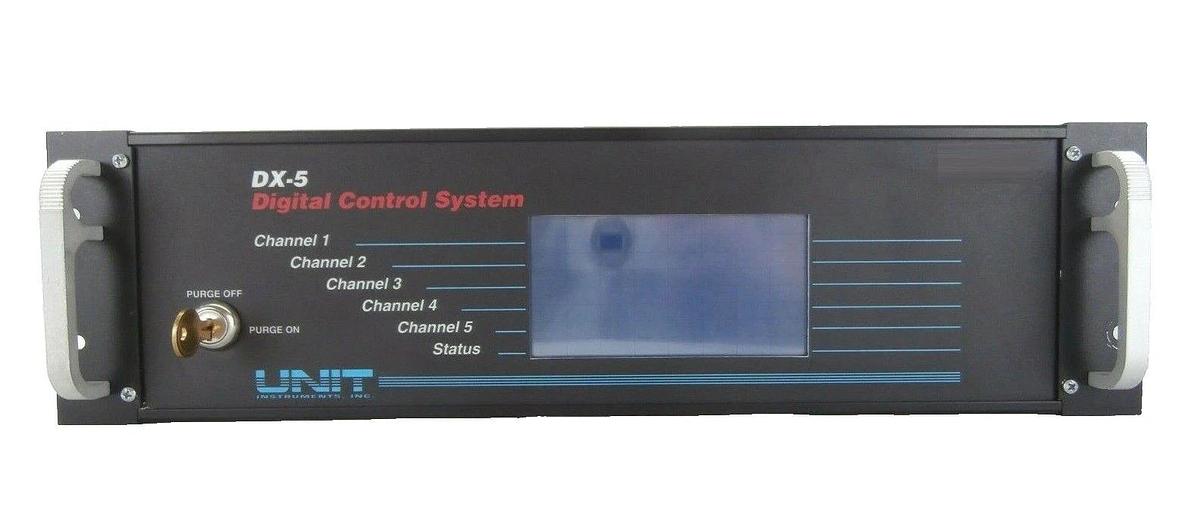 Used UNIT Instruments DX-5 MFC Mass Flow Controller Digital Control System Working