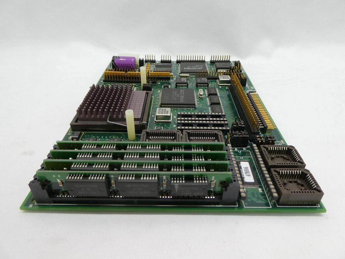 Used Ampro Computers A60677 Motherboard PCB A13077 RECIF IDLW8 200mm Working Surplus