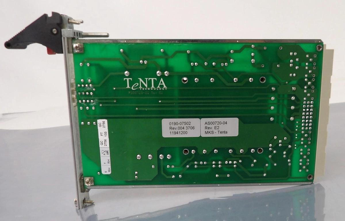 Used MKS Instruments TeNTA AS00720-04 Power Supply PCB Card AMAT 0190-07502 Lot of 2