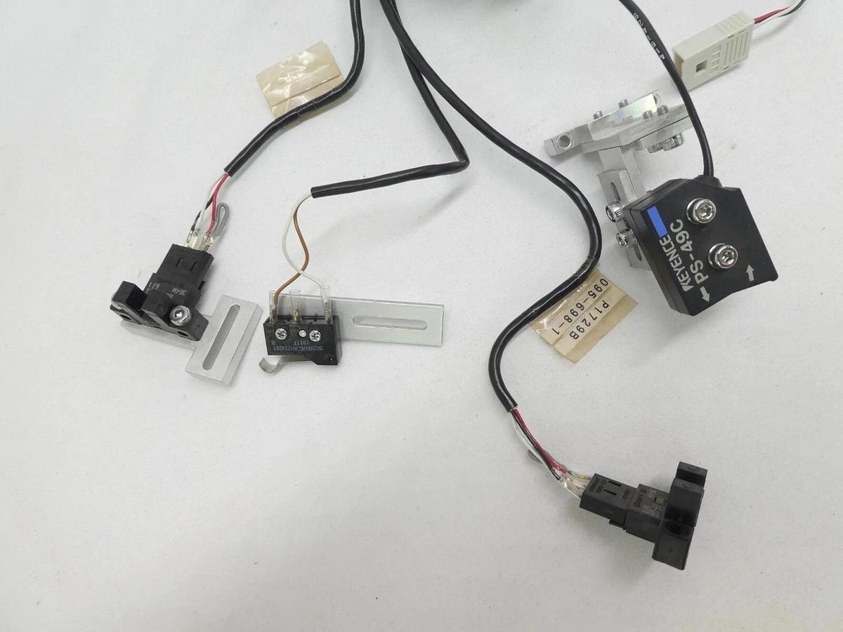 Used Nikon NSR Beam Sensor Kit Sunx SC-MIL SC-T8J Keyence FS-V1 NSR-S307E Working