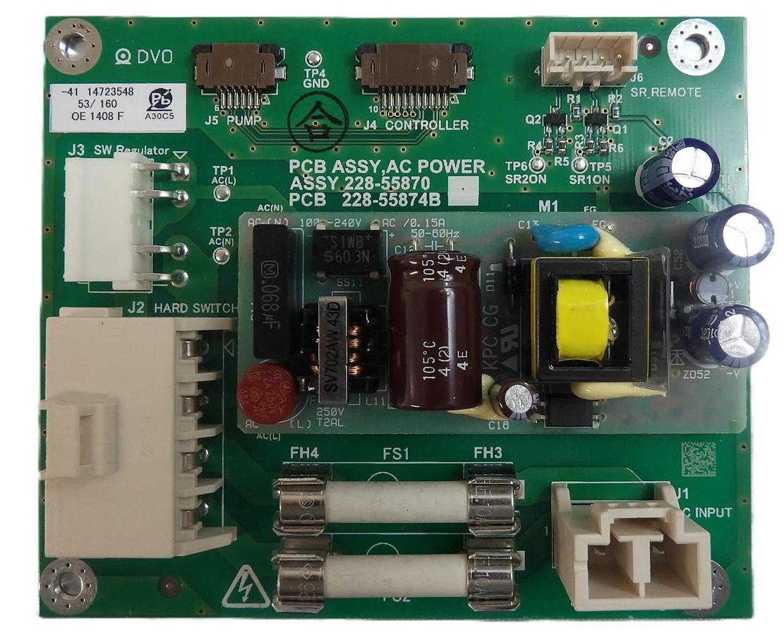 Used Shimadzu 228-55870 AC Power Board PCB 228-55874B ExionLC Working Surplus