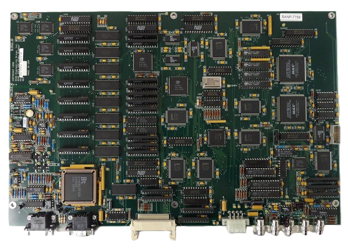 Used RIGG Engineering 001052 2214 SDP Video Grabber PCB Nikon NSR Series Working