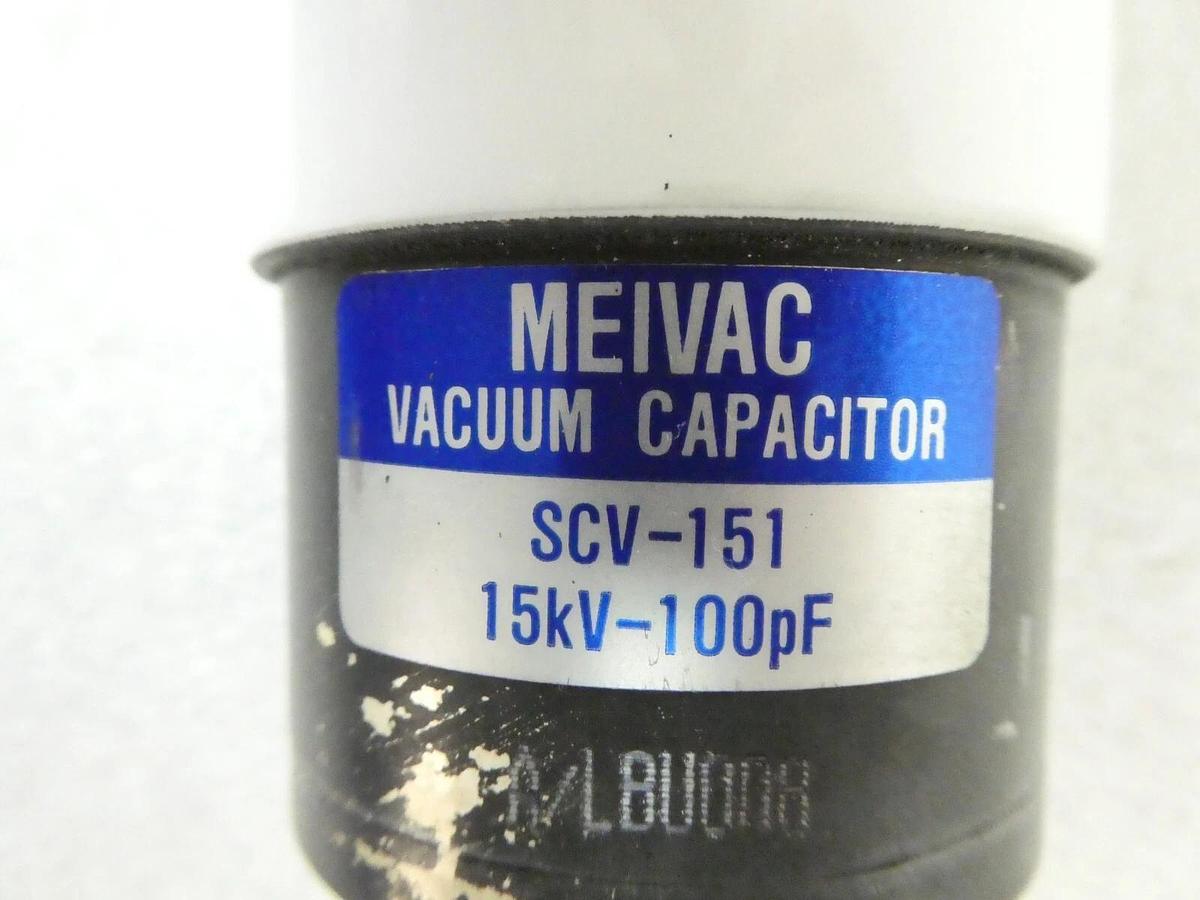 Used Meivac SCV Vacuum Variable Capacitor RF Match SCV-151 SCV-152 Lot of 2 Working